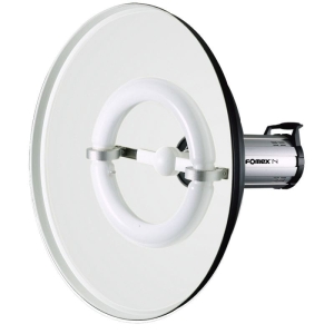 Profesjonalna lampa światła ciągłego Fomex N300 z białą czaszą 70cm