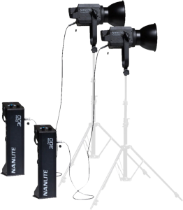 NANLITE Forza 300 2 light kit + Pilot GRATIS