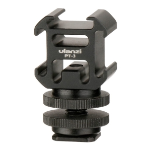 Adapter montażowy Ulanzi PT-3S na aparat / gwint 1/4'' – 3x zimna stopka