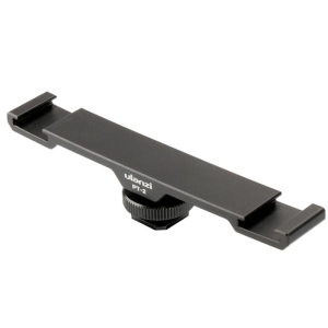 Aluminiowa szyna fotograficzna Ulanzi PT-2 2x zimna stopka [14 cm]
