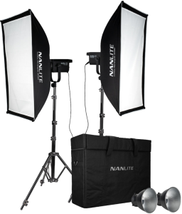 FS-200 LED 2 light kit ze statywami