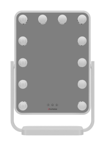Lustro do makijażu Humanas HS-HM01 z oświetleniem LED - białe