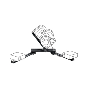 Manfrotto podpórka do makro na 2 lampy i aparat