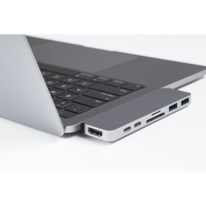 Hyper Drive DUO Hub/USB-C MacBook Pro szary