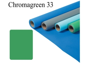TŁO PAPIEROWE FOMEI 1,35X11m CHROMAGREEN