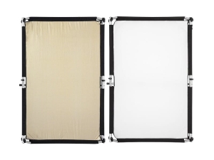 MATERIAŁ - GOLD-SILVER/WHITE 150X200 do QUICK-CLAP PANEL
