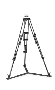 Statyw Manfrotto video Twin Carbon, dolna rozpórka, półkula 100/75mm