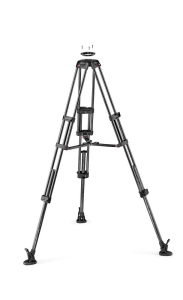 Manfrotto statyw video Twin Carbon, środkowa rozpórka,półkula 100/75mm