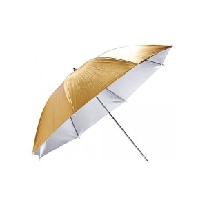 Parasolka GODOX UB-007 złoto srebrna odwracana 84