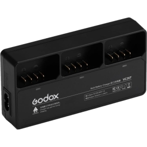 Godox VC26T potrójna ładowarka do baterii VB26 (Lampy V1)