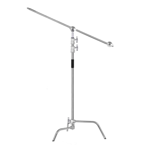 Stalowy statyw studyjny C-stand 330cm / trzpień 16mm z ramieniem 120cm