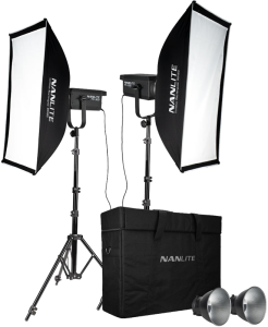 NANLITE FS-300 LED 2 KIT ze statywami + Pilot GRATIS NSP