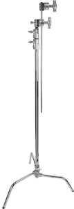 KUPO CS-40MK 40" Master C-Stand with Sliding Leg Kit Silver