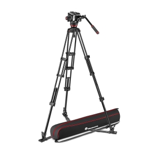 Zestaw Manfrotto Twin Alu + głowica 504X - dolna rozp