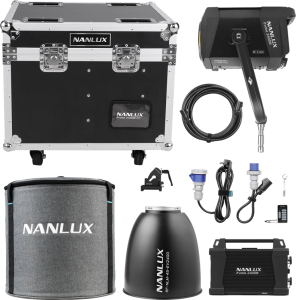 NANLUX Evoke 2400B Spot Light in Flight Case with 45° Reflector in soft bag