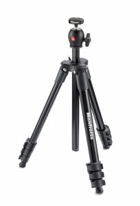 Statyw COMPACT LIGHT 4 sekc. z gł. kulową czarny
