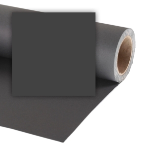 Tło kartonowe czarne Colorama BLACK 2,7 x 11m