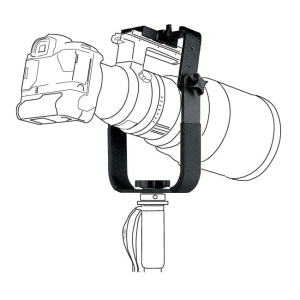 Manfrotto 393 głowica do obiektywu tele