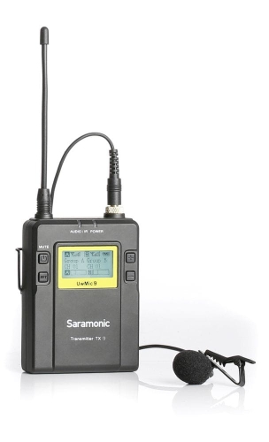 Nadajnik z mikrofonem Saramonic TX9 do bezprzewodowego systemu audio UwMic9_HD_01.jpg